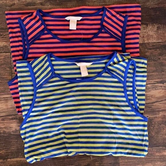 Banana Republic | NWT Stripe Tank Top Lot | XS - Picture 1 of 4